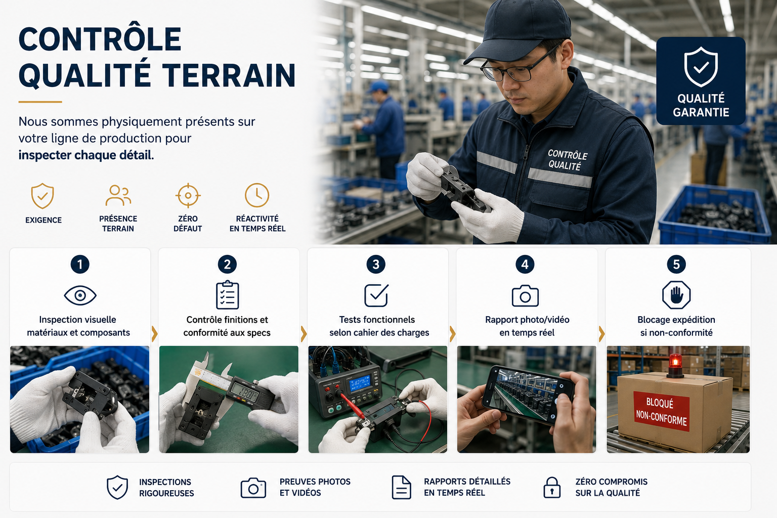 Contrôle Qualité Terrain Chine — MFB SOURCING